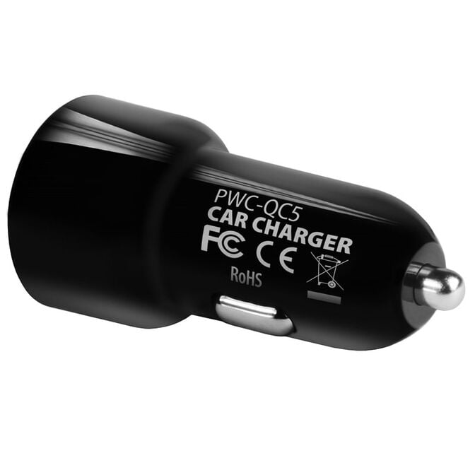 AXAGON PWC-QC5 Auto-Ladeger&auml;t, 1x USB-A QC 3.0 + 1x USB-A SmartCharge, 31,5 W, CL-Stecker - schwarz image number 6