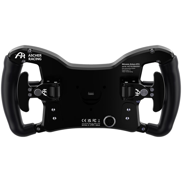 Simucube 2 Sport Wheelbase (17 Nm) + Ascher Racing McLaren Artura GT4 Steering Wheel including Quick Release image number 6