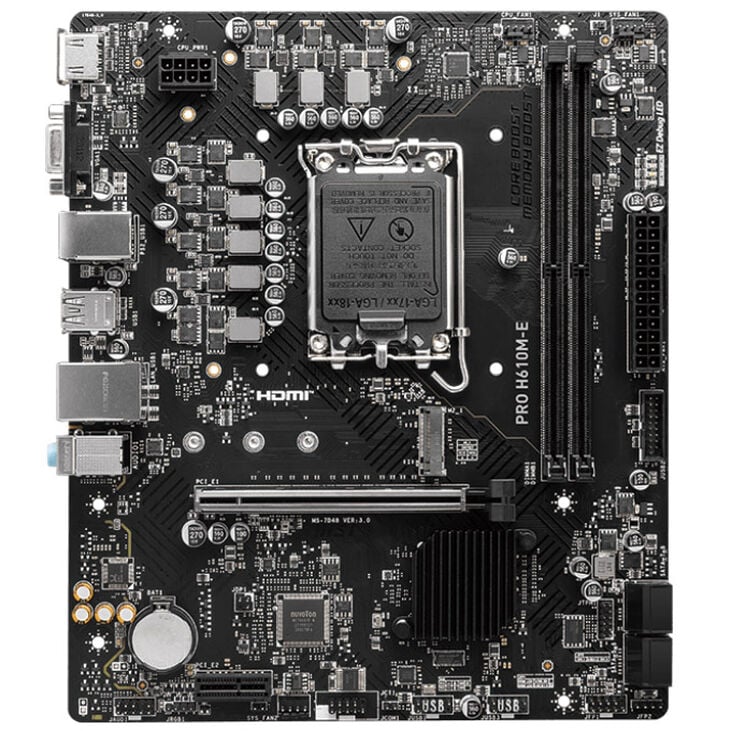 MSI Pro H610M-E, Socket LGA 1700, Intel H610M, Micro-ATX - DDR5 image number 2