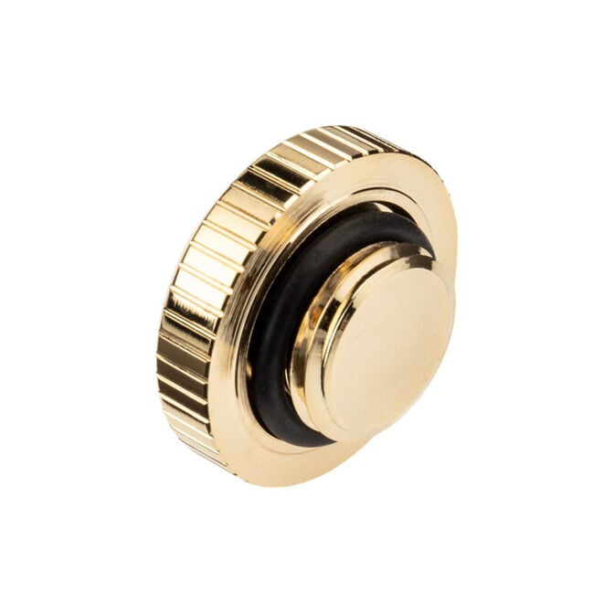 EK Water Blocks EK-Quantum Torque Plug G1/4 inch - with EKWB Logo, gold image number 1