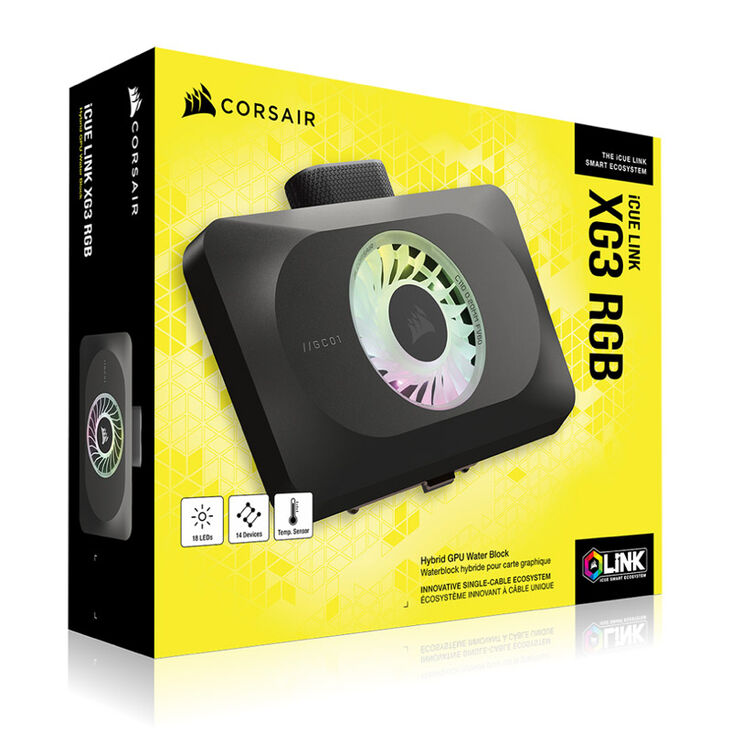 Corsair iCUE LINK XG3 RGB 4080 / 4090 Wasserblock - Acryl + Nickel image number 7