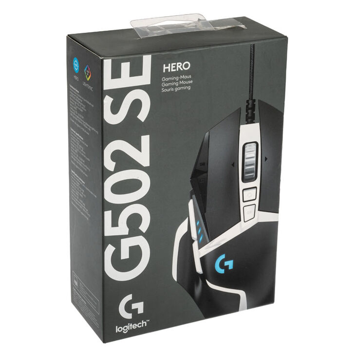 Logitech G502 SE Hero Gaming Mouse - black/white image number 8