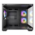 Antec CX600M Wood PC case, Mini Tower, Micro-ATX, Tempered Glass - black, wood image number null