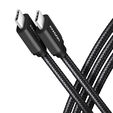 AXAGON BUCM3-CM20AB Kabel USB-C 3.2 Gen 1 auf USB-C 3.2 Gen 1, schwarz - 2m image number null