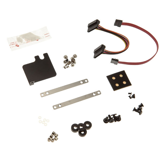Akasa Euler S Fanless Thin-Mini-ITX Case, OEM - black image number 8