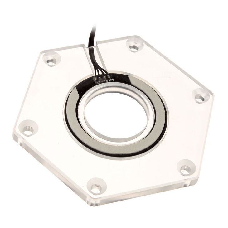 Bitspower Hexagon Add-On for reservoir, RGB image number 2