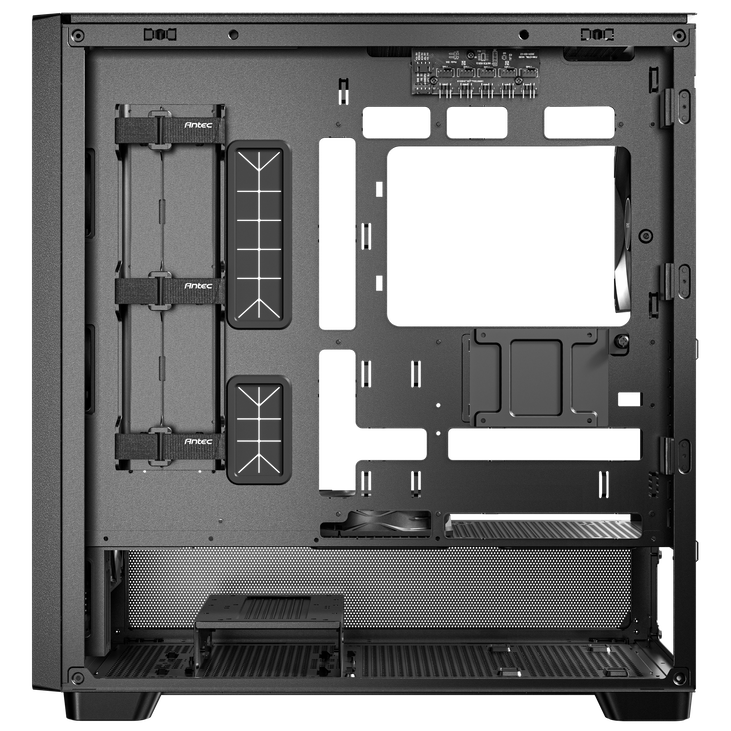 Antec Flux PC Case, Mid Tower, E-ATX, Tempered Glass – Black image number 6