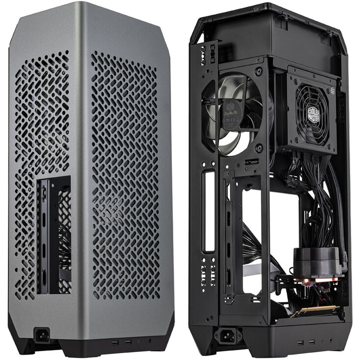 Cooler Master Ncore 100 MAX Mini-ITX Tower, Glasfenster - grau image number 6