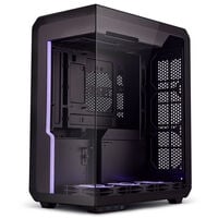 Ssupd Xhuttle PC-Gehäuse, Midi-Tower, ATX, RGB, Tempered Glass - schwarz