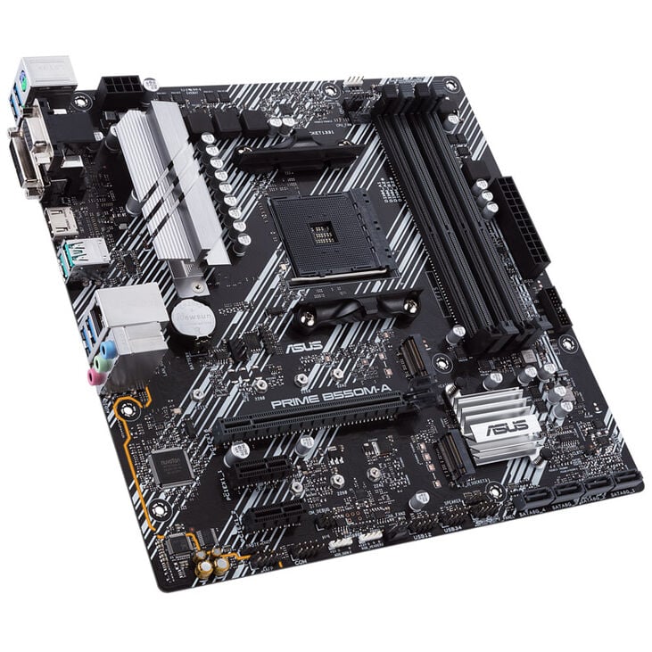 ASUS Prime B550M-A/CSM, AMD B550 Mainboard, Socket AM4, DDR4 image number 1