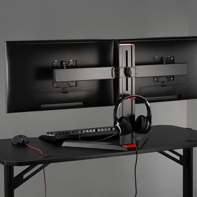 Alterzone Pro Duo Gaming Monitor Stand, Black image number 9