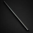 Bitspower None Chamfer Brass Hard Tubing 14mm OD, 500mm - glossy black image number null