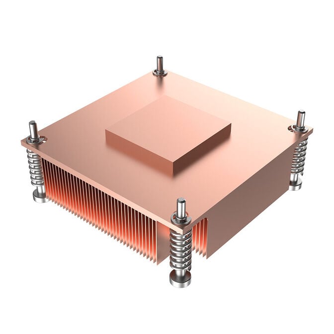 Akasa 1U CPU-K&uuml;hler, f&uuml;r Server - Kupfer image number 2