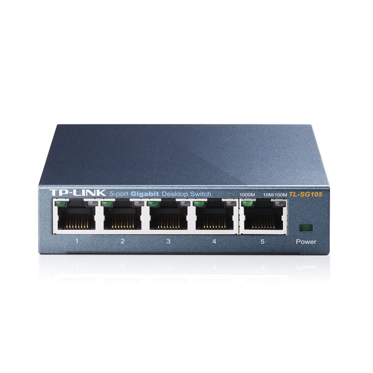 TP-Link TL-SG105 Gigabit Switch, 5-Port, unmanaged - black image number 1