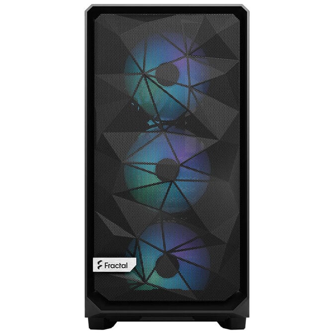 Fractal Design Meshify 2 RGB Midi-Tower, Light Tint, Tempered Glass, schwarz image number 2
