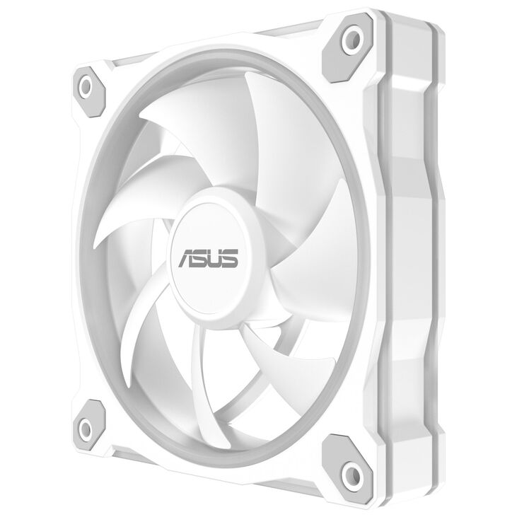 ASUS Prime MR120 ARGB Fan, PWM, Aura Sync - 120mm, white, triple-pack image number 9