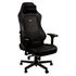noblechairs HERO Real Leather Gaming Chair - Black/Black image number null