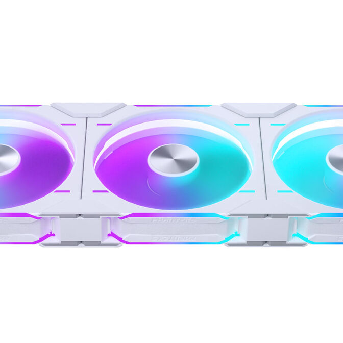 PHANTEKS D30 PWM Regular Airflow, D-RGB L&uuml;fter - 140mm, wei&szlig; image number 4