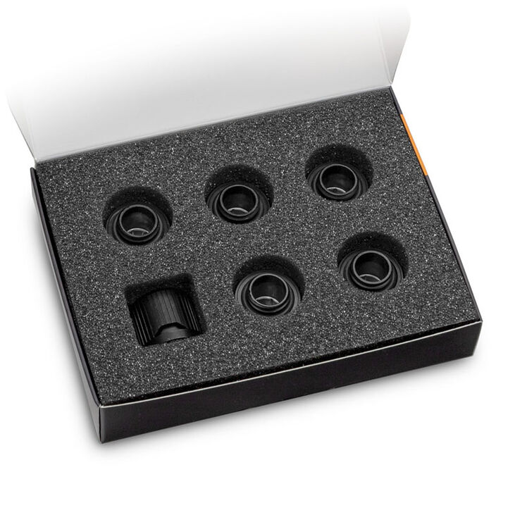 EK Water Blocks EK-Quantum Torque STC 12/16 - 6er-Pack, schwarz image number 1