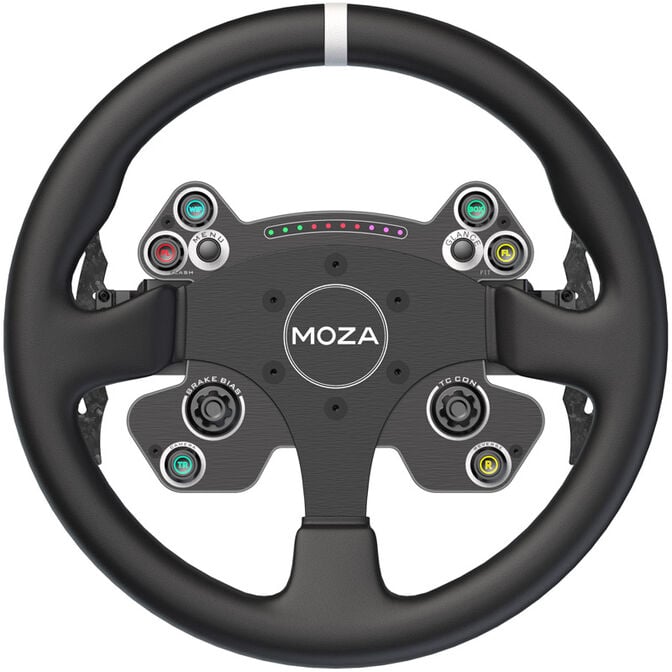 Res-Tech GT Cockpit Simracing Rig - Shiny White+ MOZA Bundle image number 5
