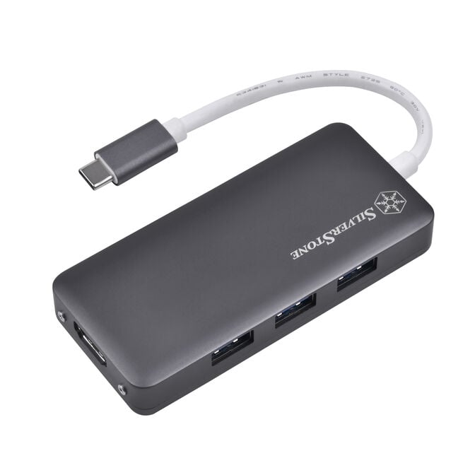 SilverStone SST-EP14C - USB 3.1 Typ-C Gen1 auf HDMI, 3x USB 3.1 Gen 1 Type-A, 1x USB 3.1 Gen 1 Type- image number 2