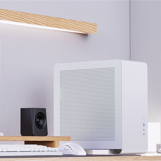 Jonsbo U4 Pro Mesh Mid Tower - White image number 8