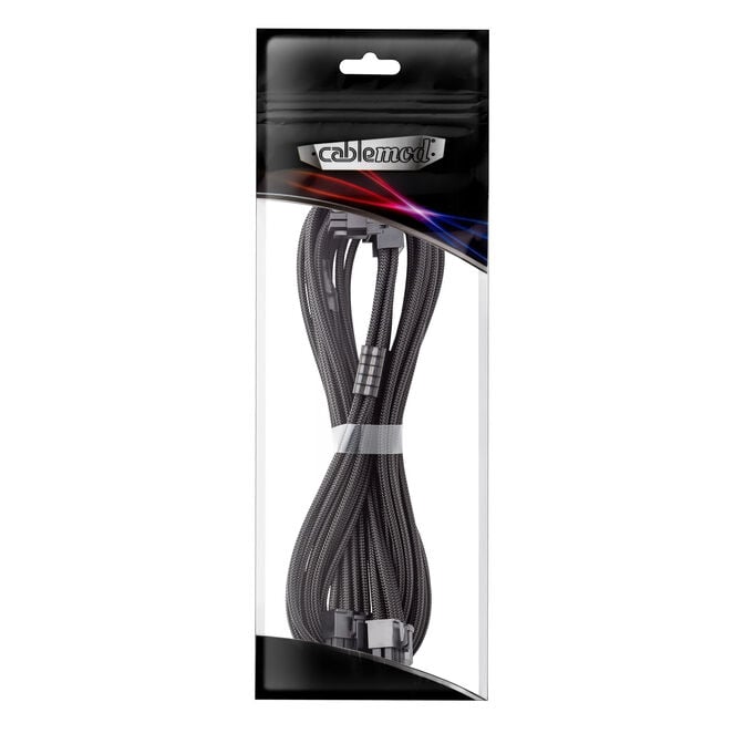 CableMod C-Series Pro Connection Cable - Variant A, 90&deg;, 16-Pin to 2x 8-Pin PCIe, black image number 2