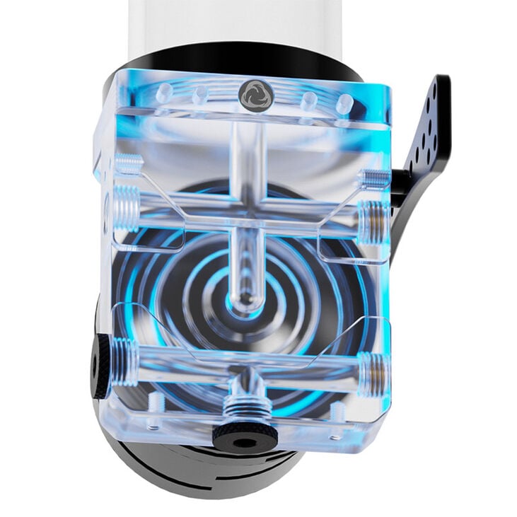 Singularity Computers Protium 2.0 ARGB 150 D5 Reservoir Combo without Pump - Acrylic, black image number 9