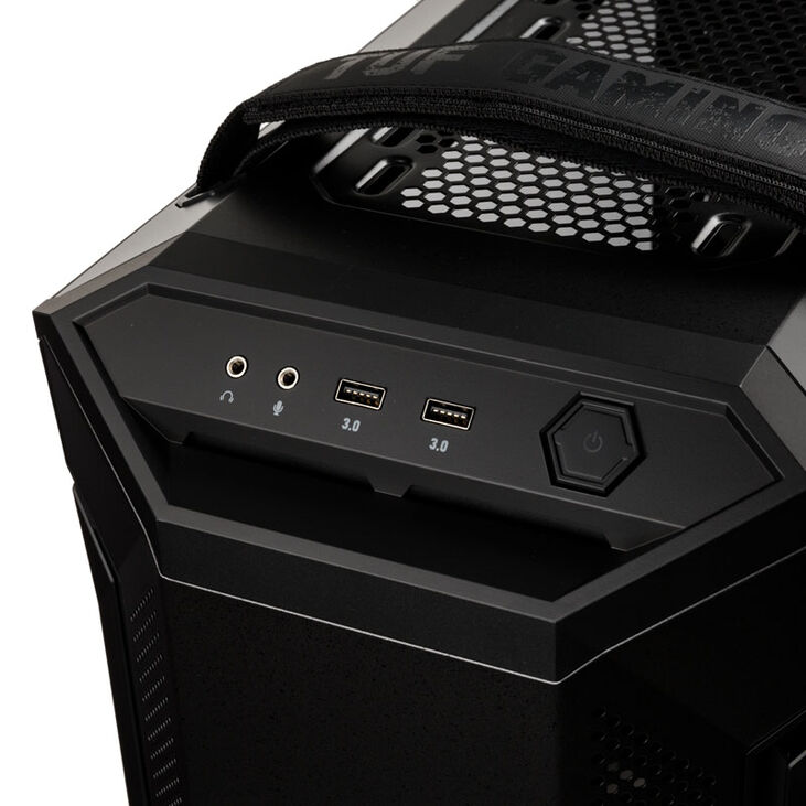ASUS TUF GT501 Mid Tower, Tempered Glass - Black image number 4