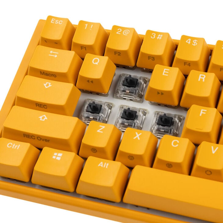 Ducky One 3 Yellow SF Gaming Tastatur, RGB LED - MX-Black (US) image number 4