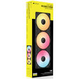 CORSAIR iCUE LINK RX360 II Unified Frame RGB Triple-Fan PWM-L&uuml;fter, 2.100 U/min - Schwarz image number null