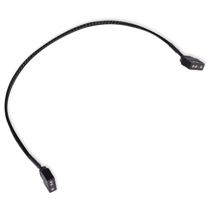Alphacool Extension aRGB 3-Pin to 3-Pin, sleeved - 30cm image number 0
