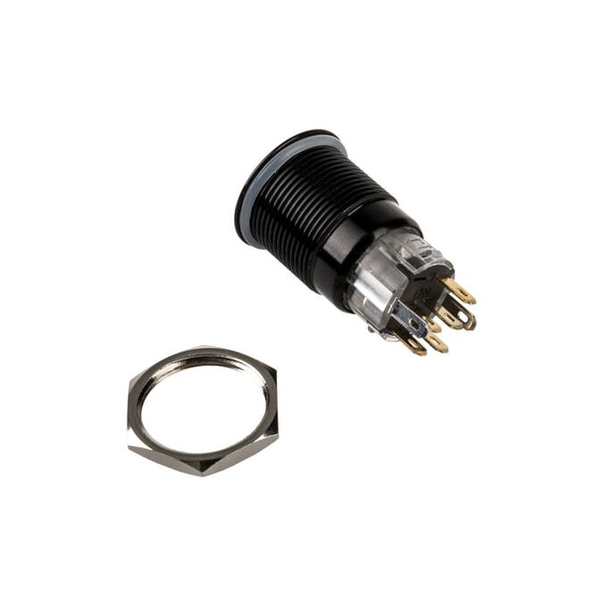 DimasTech Vandalism switch/button 19mm, Blackline Dot - RGB image number 3