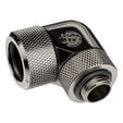 Bitspower Advanced Multi-Link Adapter Connection 90 Degrees G1/4 Inch Female Thread to 16mm OD Hardtube - Rotatable. image number null