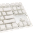 Ducky One 3 Aura White TKL Gaming Tastatur, RGB LED - MX-Blue (US) image number null