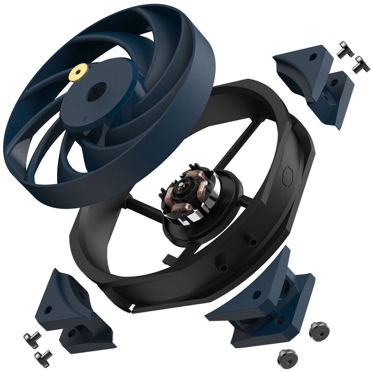 Cooler Master Mobius 120 OC PWM-Lüfter - 120 mm, schwarz image number 15