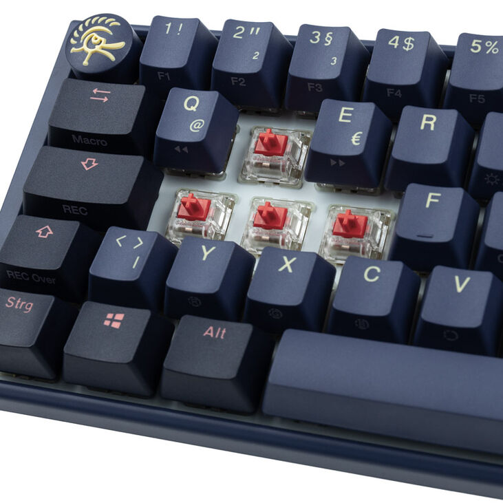 Ducky One 3 Cosmic Blue Mini Gaming Tastatur, RGB LED - MX-Silent-Red image number 4