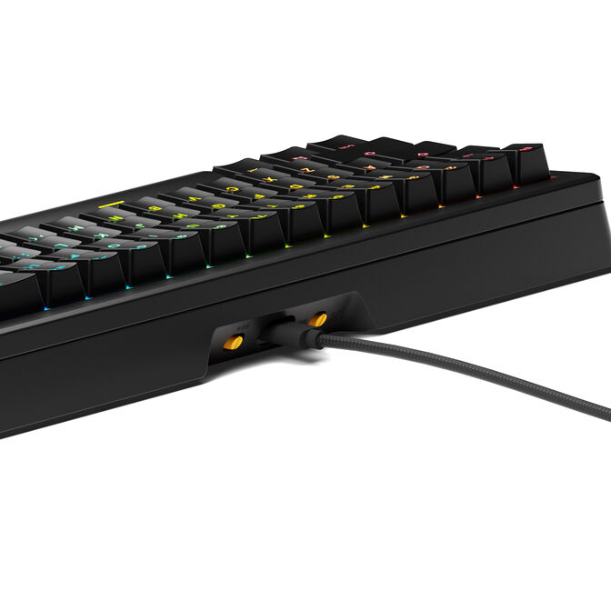 Glorious GMMK 3 65% Custom Gaming Keyboard - Pre-Built, ANSI (US), Fox Switches, Black image number 3