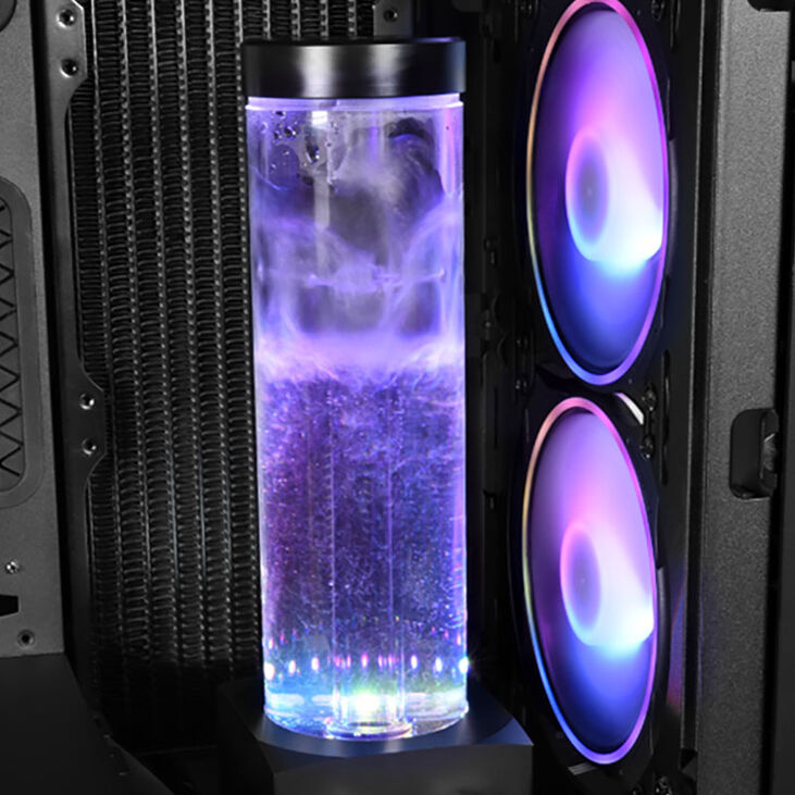 Alphacool Core 200 Aurora ARGB Ausgleichbehälter mit VPP Pumpe, Acryl - schwarz image number 3