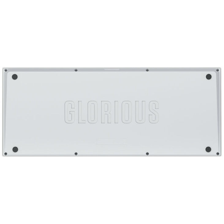 Glorious GMMK Pro White Ice 75% TKL Keyboard - Barebone, ANSI Layout, Silver image number 4