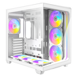 Antec C5 PC case, mid tower, ATX, RGB, tempered glass - white image number null