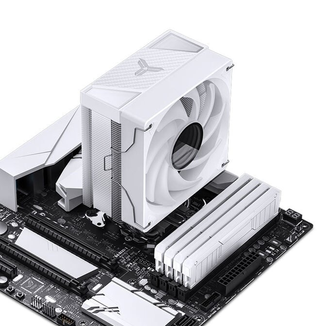 Jonsbo CR-1000 V2 PRO RGB CPU-K&uuml;hler, 120mm - wei&szlig; image number 9