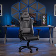 Corsair TC100 Relaxed Gaming Chair, Faux Leather - Black image number null