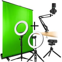 Streamplify Streaming Komplett-Bundle - CAM, MIC, Light 10, Light 14, SCREEN LIFT