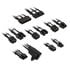 Kolink Core Pro Braided Cable Extension Kit 12V-2x6 Type 2 - Jet Black/Brilliant White image number null