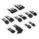 Kolink Core Pro Braided Cable Extension Kit 12V-2x6 Type 2 - Jet Black/Brilliant White