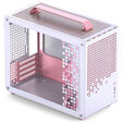 Jonsplus Z20 Micro-ATX Geh&auml;use, mit Tragegriff - wei&szlig;/pink image number null