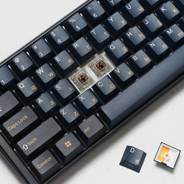 Ducky One 3 Pro Mini Nazca Line Gaming Tastatur, mechanisch, 8.000 Hz, Hot Swap, RGB - Cherry MX2A Brown, ANSI (US) image number 11
