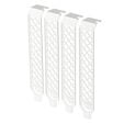 SilverStone SST-Aeroslots2W - PCI slot covers, 4 pieces - white image number null