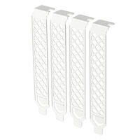 SilverStone SST-Aeroslots2W - PCI Slotblenden, 4 St&uuml;ck - wei&szlig;